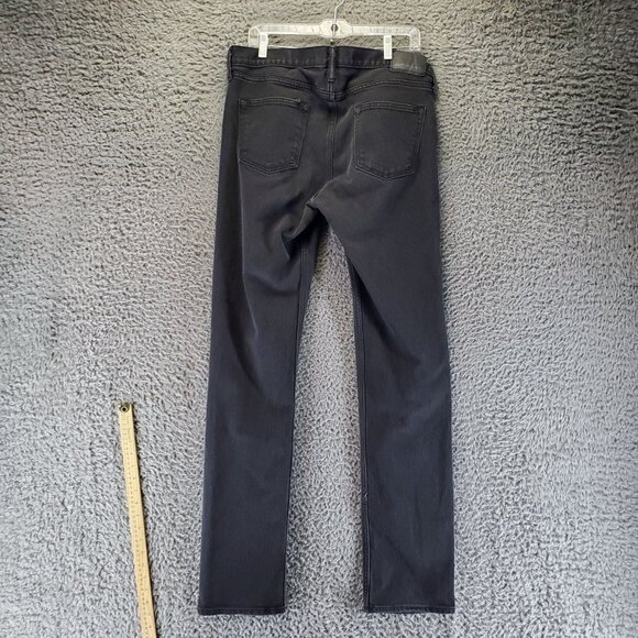 Old Navy Jeans Mens 34X36 Black Slim Stretch Straight Denim Comfortable Fit - Picture 10 of 11